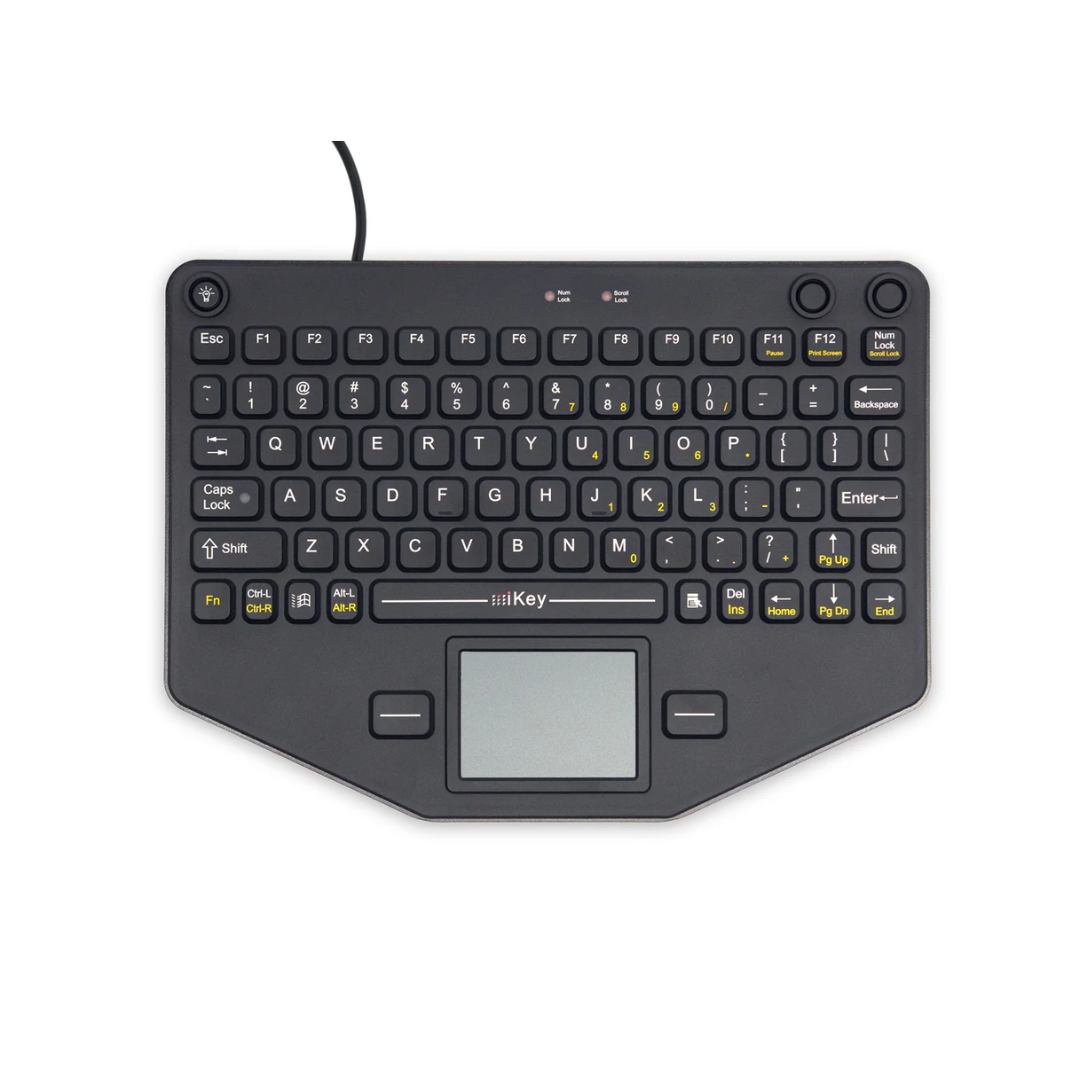 Compact Mobile Keyboard iKey SL-80-TP-USB
